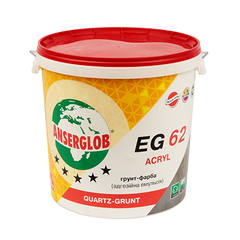 Емульсія Anserglob EG-62 адгезійна, грунт-фарба акрилова 1.7л/2.5 кг