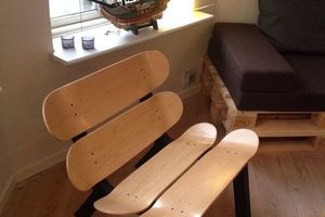 Хендмейд меблі зі старих скейтів