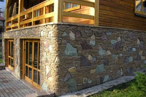 Натуральный камень в дизайне домов