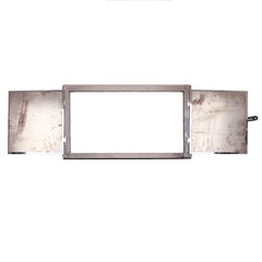 Дверца нержавеющая сталь печная 480x760 мм