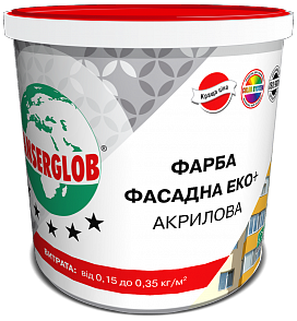 Фарба акрилова фасадна Anserglob ЕКО+ 28 кг