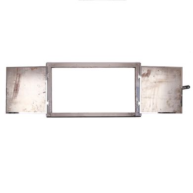 Дверца нержавеющая сталь печная 480x760 мм