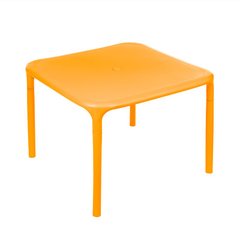 Стол квадратный маленький Альф (светло-оранжевый), (100026)
