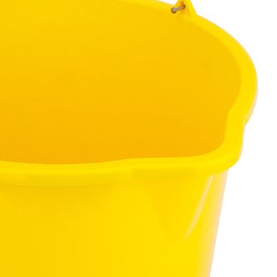 Відро харчове пластикове BudMonster Nobile smart, з носиком, жовте, 12 л, (770000265)