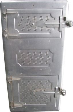 Дверца нержавеющая сталь спареная 265x480 мм