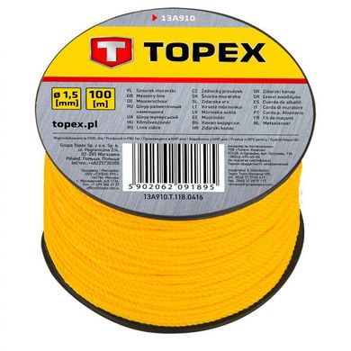 Шнур розмічальний Topex 100 м, (13A910)