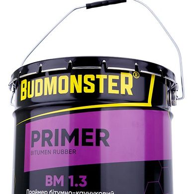 Праймер бітумно-каучуковий BudMonster, 18 л