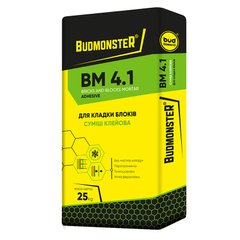 Кладочная смесь для блоков BudmonsteR BM 4.1, 25 кг