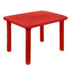 Стол прямоугольный Консенсус 800х1000х710 мм, красный