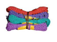 Шнур полипропиленовый бытовой плетеный мягкий цветной 2.5 мм, 25 м, (Д 24)