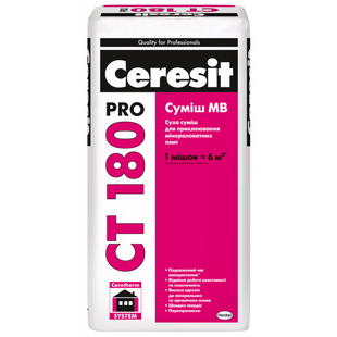 Клей для минеральной ваты Ceresit CT-180 pro 27 кг