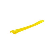 Хомут Mastertool пластиковий 4.8х300 мм жовтий, 100 шт (20-1722)