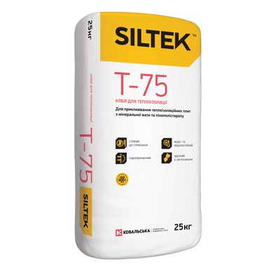 Клей для теплоизоляции Siltek T-75 25кг