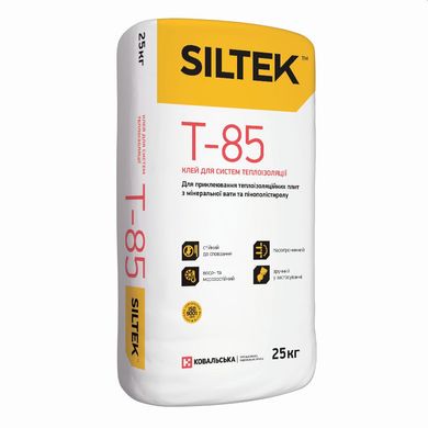 Клей для теплоизоляции Siltek T-85 25 кг