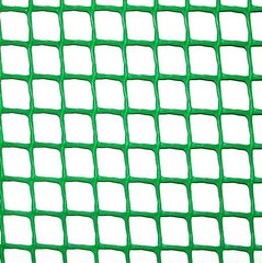 Сітка пластикова паркан 85х95 мм, 1х20 м, темно-зелений