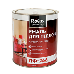 Эмаль для пола ПФ-266 Rolax, 2,8 л, красно-коричневая