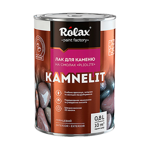 Лак для каменю Kamnelit Rolax, 0.8 л