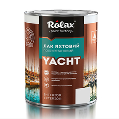 Лак яхтенный полиуретановый Yacht Rolax, глянцевый, 2.5 л