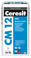 Клей для пола и керамогранита Ceresit СМ 12, 25 кг