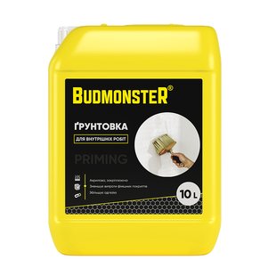 Грунтовка для внутрішніх робіт BudmonsteR, 10 л