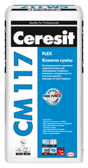 Клей для плитки эластичный Ceresit СМ 117, 25 кг