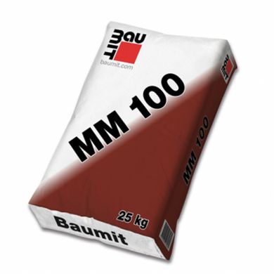 Суміш мурувальна для цегли Baumit MM 100, 25 кг