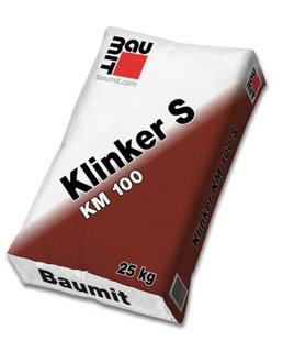 Суміш мурувальна Baumit Klinker S KM 100 для клінкерної цегли сірий, 25 кг