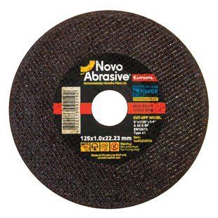 Круг відрізний по металу Novoabrasive Extreme 41 14А 125х1.0х22.23 мм, (NAECD12510)