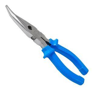 Щипці Mastertool вигнуті 160 мм American Type, C45, HRC 44-48, (22-3160)