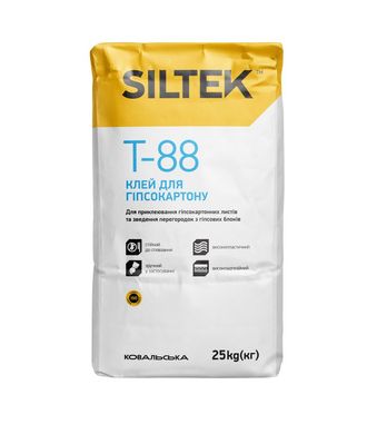 Клей для гипсокартона Siltek T-88, 25 кг