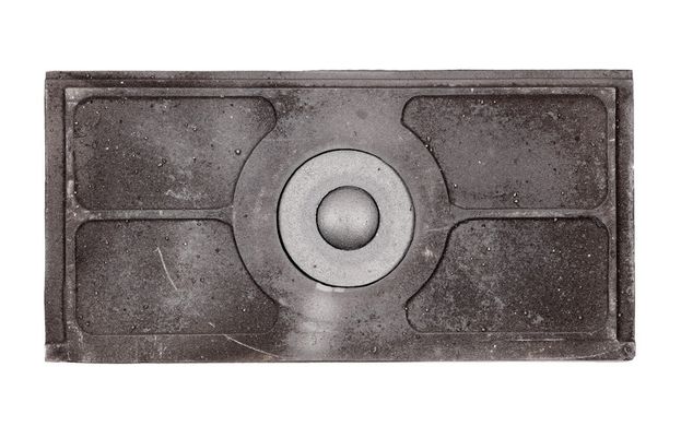 Плита чугунная одноконфорочная Булат 320х620х15 мм, 13.1 кг, (5)