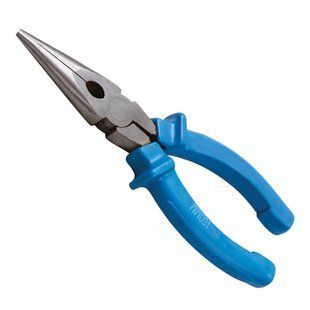 Щипці Mastertool прямі 160 мм American Type, C45, HRC 44-48, (22-2160)