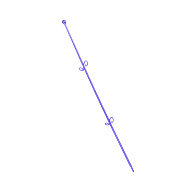 Опора для орхідей Сфера Алеана (фіолетовий прозорий PS) (114044)