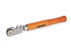 Стеклорез Miol 1 рол, деревянная ручка, (73-200)