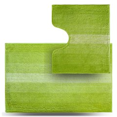 Набор ковриков DARIANA для ванных комнат світло-зелений Махрамат 60х50+60х90 см, (1000005160)