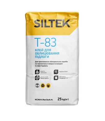 Клей для облицовки полов Siltek T-83, 25 кг