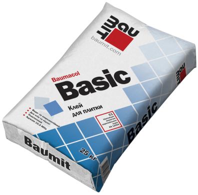 Клей для плитки Baumit Basic, 25 кг