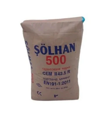 Цемент SOLHAN СЭМ 500 II 42.5 R, 25 кг