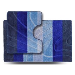 Набір килимків DARIANA для ванних кімнат тафтінговий ColorlLine синій 60х100 + 60х50 см, (1000006698)