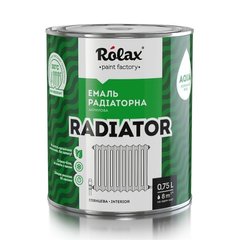Эмаль акриловая водорастворимая для радиаторов Premium Rolax, 0,75 л