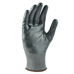 Перчатки Doloni с нитриловым покрытием, неполный облив, серый, р8, (4576)