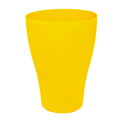 Набір склянок 0.25 л (6 шт) (жовтий-прозорий) (167206)