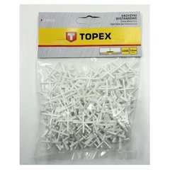 Крестик для керамической плитки Topex 1.5 мм, 200 шт, (16B515)