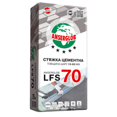 Стяжка для пола Anserglob LFS 70, 25 кг