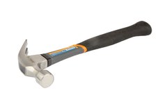 Молоток-гвоздодер Miol с обрезиненной ручкой, 450гр Premium, (32-625)