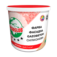 Краска Anserglob Структурная силиконовая Gazobeton 28 кг