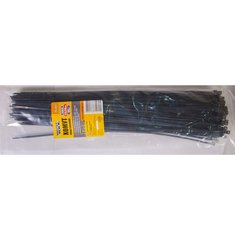 Хомут Mastertool пластиковий 3.6х370 мм чорний, 100 шт (20-1851)