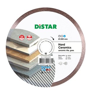 Коло алмазне DISTAR 5D цілісний 1A1R 200x1.6 / 1.2x10x25.4 Hard ceramics, (11120048015)