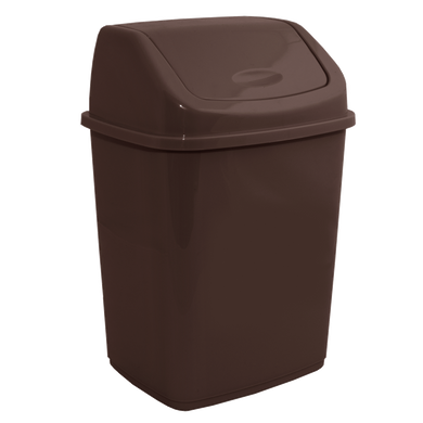 Відро для сміття Алеана 18 л (темно-коричневий), (122065)