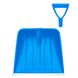 Лопата снегоуборочная в сборе BudMonster Profi пластиковая 400х400 мм, с алюминиевым наконечником и ручкой, синяя, (999080744)